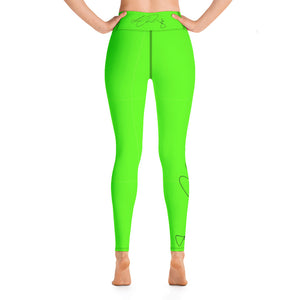 Neon Green Yoga Leggings