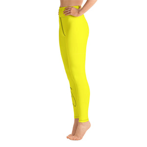 Banana Yellow Yoga Leggings